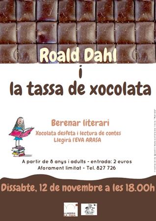 Roald Dahl i la tassa de xocolata | Presentacions i actes - Llibreria La Puça | Llibreria online d'Andorra - Comprar llibres en català online - Llibres Andorra i Pirineu