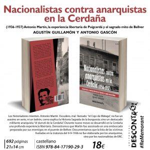 NACIONALISTAS CONTRA ANARQUISTAS EN LA CERDAÑA (1936-1937) | 9788417190293 | GASCÓN, ANTONIO GUILLAMÓN, AGUSTÍN | Llibreria La Puça | Llibreria online d'Andorra - Comprar llibres en català online - Llibres Andorra i Pirineu