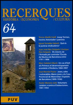 RECERQUES, 64. REVISTA D'ECONOMIA  | 0210380X64 | VARIS | Llibreria La Puça | Llibreria online d'Andorra - Comprar llibres en català online - Llibres Andorra i Pirineu