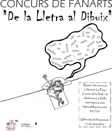CONCURS DE FANARTS "De la lletra al dibuix" | Actualitat  - Llibreria La Puça | Llibreria online d'Andorra - Comprar llibres en català online - Llibres Andorra i Pirineu