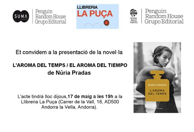 Presentació del llibre de la NÚRIA PRADAS | Presentacions i actes - Llibreria La Puça | Llibreria online d'Andorra - Comprar llibres en català online - Llibres Andorra i Pirineu