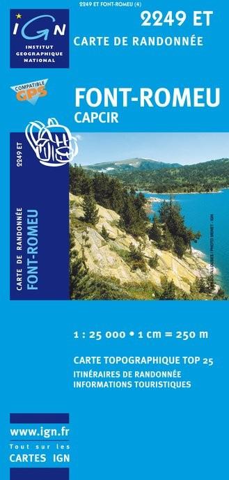 FONT-ROMEU- CAPCIR 2249 ET 1:25 000 | 9782758522430 | Llibreria La Puça | Llibreria online d'Andorra - Comprar llibres en català online - Llibres Andorra i Pirineu