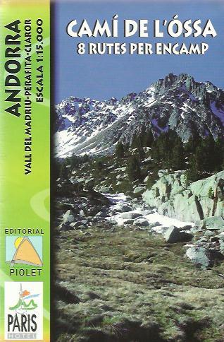 CAMI DE L'OSSA. 8 RUTES PER ENCAMP. MAPA ESCALA 1:25.000 | 9788415075097 | Llibreria La Puça | Llibreria online d'Andorra - Comprar llibres en català online - Llibres Andorra i Pirineu