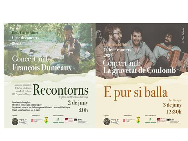Cicle de concerts 2023. | Presentacions i actes - Llibreria La Puça | Llibreria online d'Arsèguel - Comprar llibres en català online - Llibres Andorra i Pirineu