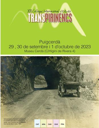 XIII COL·LOQUI INTERNACIONAL D’ESTUDIS TRANSPIRINENCS | Presentacions i actes - Llibreria La Puça | Llibreria online d'Arsèguel - Comprar llibres en català online - Llibres Andorra i Pirineu