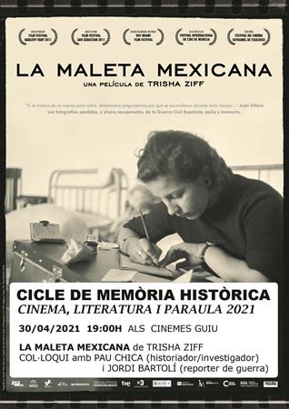 Cicle Memòria Històrica.  CINEMA, LITERATURA I PARAULA 2021 | Presentacions i actes - Llibreria La Puça | Llibreria online d'Arsèguel - Comprar llibres en català online - Llibres Andorra i Pirineu