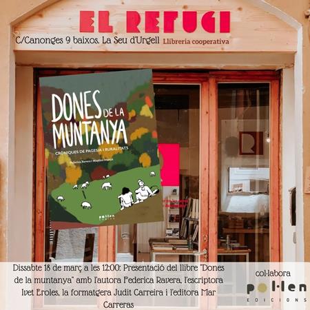 AVUI A LES 12 h PRESENTACIÓ DE DONES DE MUNTANYA | Presentacions i actes - Llibreria La Puça | Llibreria online d'Arsèguel - Comprar llibres en català online - Llibres Andorra i Pirineu