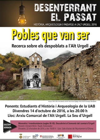 Desenterrant el passat, 2. : "Pobles que van ser. Recerca sobre els despoblats de l'Alt Urgell" | Actualitat  - Llibreria La Puça | Llibreria online d'Arsèguel - Comprar llibres en català online - Llibres Andorra i Pirineu