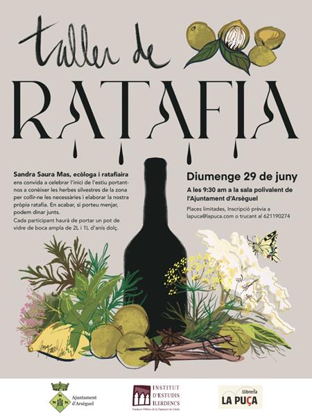 TALLER DE RATAFIA | Llibreria La Puça | Llibreria online d'Arsèguel - Comprar llibres en català online - Llibres Andorra i Pirineu