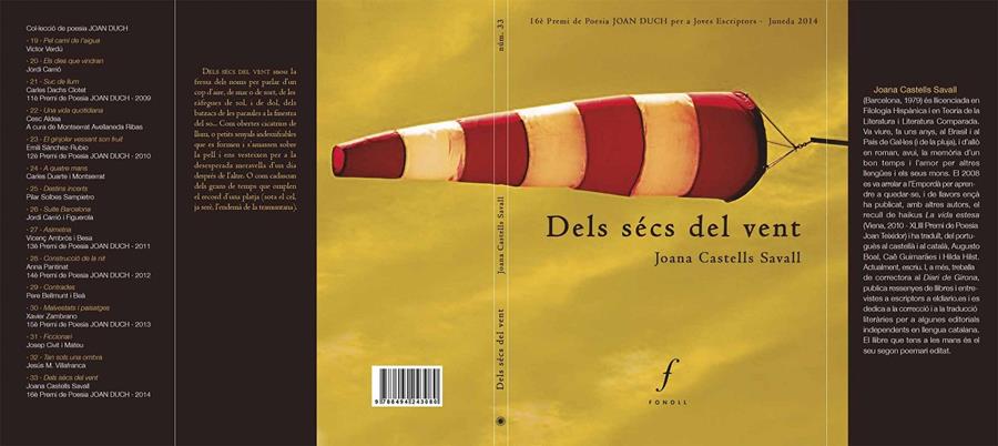 DELS SÈCS DEL VENT | 9788494243080 | CASTELLS SAVALL, JOANA | Llibreria La Puça | Llibreria online d'Arsèguel - Comprar llibres en català online - Llibres Andorra i Pirineu