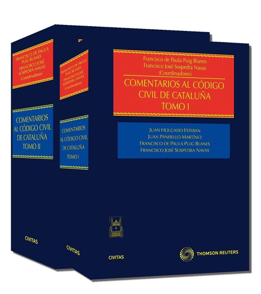 COMENTARIOS AL CODIGO CIVIL DE CATALUÑA. 2 VOL. | 9788447038138 | SOSPEDRA | Llibreria La Puça | Llibreria online d'Arsèguel - Comprar llibres en català online - Llibres Andorra i Pirineu