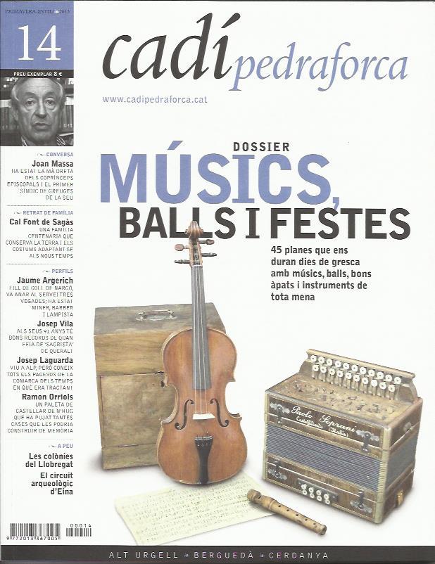CADIPEDRAFORCA 14 .MÚSICS, BALLS I FESTES | CADIPEDRAFORCA14 | Llibreria La Puça | Llibreria online d'Arsèguel - Comprar llibres en català online - Llibres Andorra i Pirineu