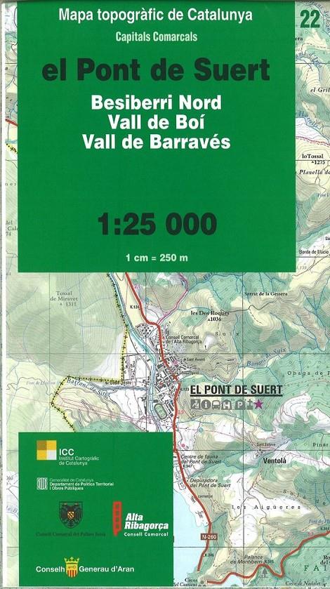 PONT DE SUERT, EL 1: 25 000 | 8414774320141 | Llibreria La Puça | Llibreria online d'Andorra - Comprar llibres en català online - Llibres Andorra i Pirineu