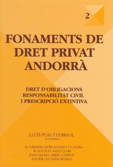 FONAMENTS DE DRET PRIVAT ANDORRA 2.DRET D'OBLIGACIONS,RESPON | 9789992057254 | PUIG I FERRIOL,LLUIS(COORD.) | Llibreria La Puça | Llibreria online d'Arsèguel - Comprar llibres en català online - Llibres Andorra i Pirineu