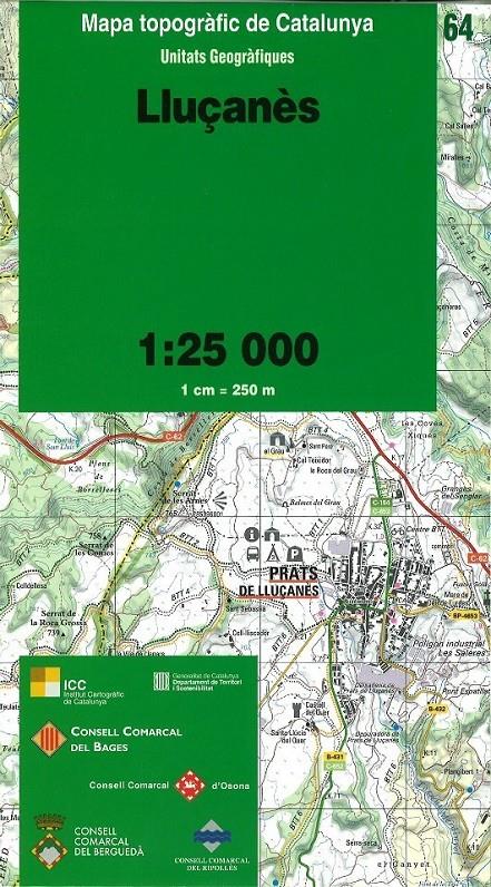 LLUÇANÈS. 1: 25 000 | 9788439390503 | Llibreria La Puça | Llibreria online d'Arsèguel - Comprar llibres en català online - Llibres Andorra i Pirineu