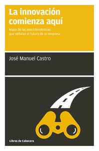 INNOVACIÓN COMIENZA AQUÍ, LA | 9788494374289 | CASTRO PÉREZ, JOSÉ MANUEL | Llibreria La Puça | Llibreria online d'Arsèguel - Comprar llibres en català online - Llibres Andorra i Pirineu