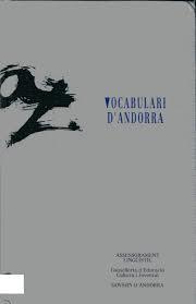 VOCABULARI D'ANDORRA | 9789992000069 | BADIA,MONTSERRAT GANYET,ROSABEL | Llibreria La Puça | Llibreria online d'Andorra - Comprar llibres en català online - Llibres Andorra i Pirineu