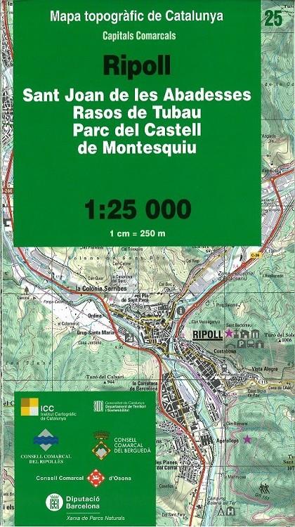 RIPOLL 1: 25 000 | 9788439390329 | Llibreria La Puça | Llibreria online d'Arsèguel - Comprar llibres en català online - Llibres Andorra i Pirineu