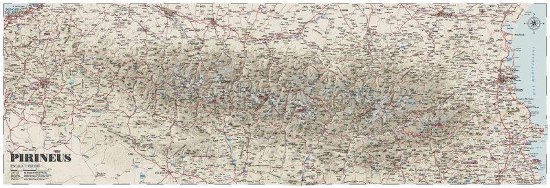 PÒSTER PIRINEUS RETRO (98X35,5) | 9788480906517 | Llibreria La Puça | Llibreria online d'Arsèguel - Comprar llibres en català online - Llibres Andorra i Pirineu