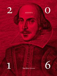 AGENDA WILLIAM SHAKESPEARE 2016 | 9788416193820 | Llibreria La Puça | Llibreria online d'Arsèguel - Comprar llibres en català online - Llibres Andorra i Pirineu