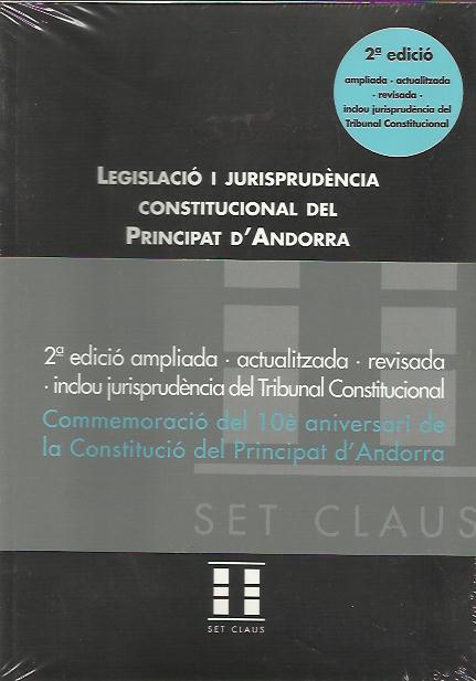 LEGISLACIO I JURISPRUDENCIA CONSTITUCIONAL DEL PRINCIPAT D'A | 9789992057193 | BARTUMEU MARTINEZ,ISIDRE | Llibreria La Puça | Llibreria online d'Arsèguel - Comprar llibres en català online - Llibres Andorra i Pirineu