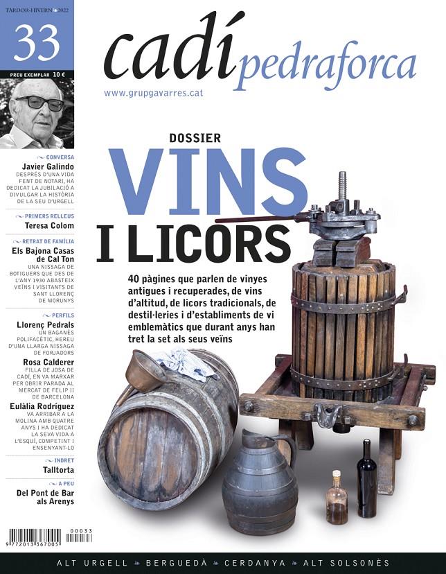 CADIPEDRAFORCA 33.  VINS I LICORS | CADIPEDRAFORCA33 | Llibreria La Puça | Llibreria online d'Andorra - Comprar llibres en català online - Llibres Andorra i Pirineu