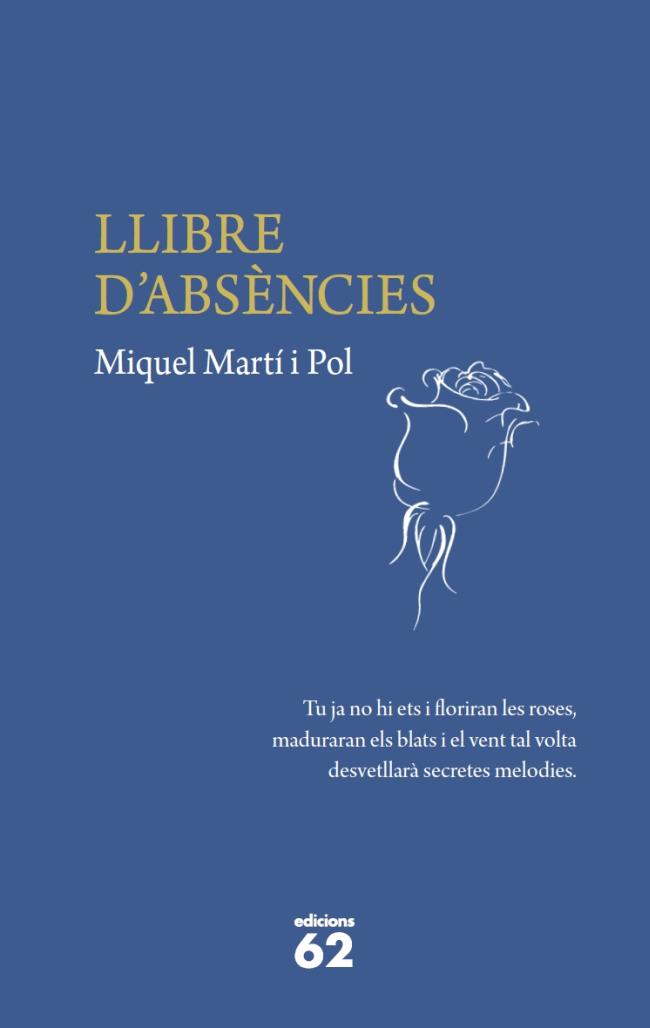 LLIBRE D'ABSENCIES | 9788429746631 | MARTI I POL, MIQUEL | Llibreria La Puça | Llibreria online d'Arsèguel - Comprar llibres en català online - Llibres Andorra i Pirineu