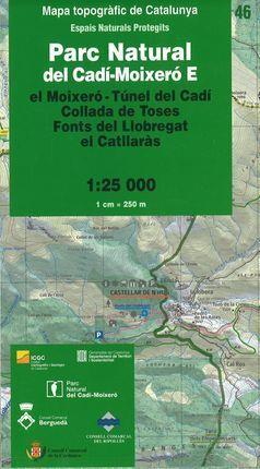 MAPA PARC NATURAL DEL CADÍ-MOIXERÓ E 1:25.000 | 9788439399599 | Llibreria La Puça | Llibreria online d'Andorra - Comprar llibres en català online - Llibres Andorra i Pirineu