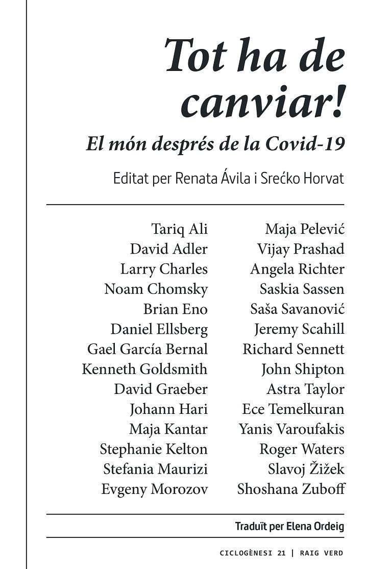 TOT HA DE CANVIAR! | 9788417925581 | ÁVILA RENATA / HORVAT SRÉCKO | Llibreria La Puça | Llibreria online d'Arsèguel - Comprar llibres en català online - Llibres Andorra i Pirineu