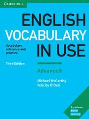 ENGLISH VOCABULARY IN USE: ADVANCED BOOK WITH ANSWERS 3RD EDITION | 9781316631171 | MCCARTHY, MICHAEL / O'DELL, FELICITY | Llibreria La Puça | Llibreria online d'Arsèguel - Comprar llibres en català online - Llibres Andorra i Pirineu