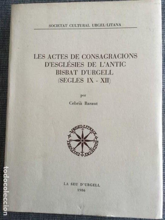 ACTES DE CONSAGRACIONS D'ESGLESIES DE L'ANTIC BISBAT D'URGEL | 9788439864332 | BARAUT,CEBRIA | Llibreria La Puça | Llibreria online d'Arsèguel - Comprar llibres en català online - Llibres Andorra i Pirineu