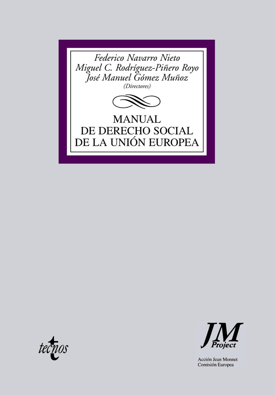 MANUAL DE DERECHO SOCIAL DE LA UNION EUROPEA | 9788430951949 | NAVARRO NIETO,FEDERICO Y OTROS | Llibreria La Puça | Llibreria online d'Arsèguel - Comprar llibres en català online - Llibres Andorra i Pirineu