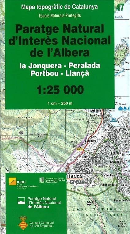 PARATGE NATURAL D'INTERÈS NACIONAL DE L'ALBERA 1: 25 000 | 9788439391739 | Llibreria La Puça | Llibreria online d'Arsèguel - Comprar llibres en català online - Llibres Andorra i Pirineu