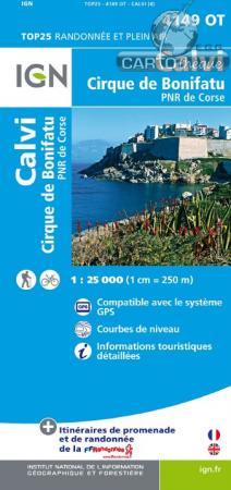 CALVI - CIRQUE DE BONIFATU 4149 OT 1: 25 000 | 9782758528111 | Llibreria La Puça | Llibreria online d'Andorra - Comprar llibres en català online - Llibres Andorra i Pirineu