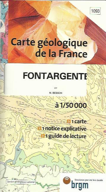 FONTARGENTE.CARTE GEOLOGIQUE DE LA FRANCE | 9782715920934 | Llibreria La Puça | Llibreria online d'Andorra - Comprar llibres en català online - Llibres Andorra i Pirineu