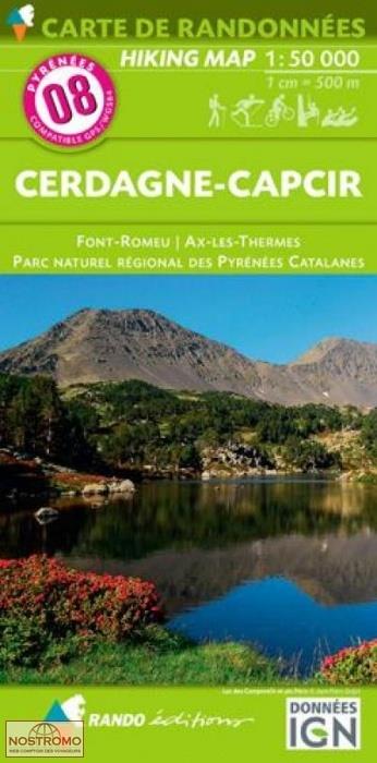 CERDAGNE-CAPCIR 1: 50 000 | 9782344013373 | Llibreria La Puça | Llibreria online d'Andorra - Comprar llibres en català online - Llibres Andorra i Pirineu