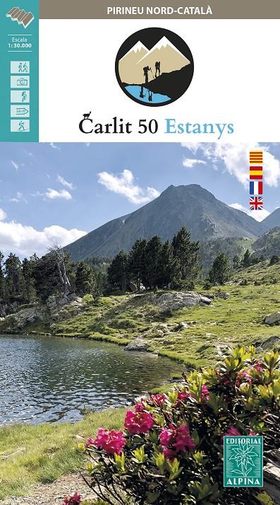 CARLIT 50 ESTANYS. MAPA 1:30.000 + CARPETA DESPLEGABLE | 9788480909808 | Llibreria La Puça | Llibreria online d'Andorra - Comprar llibres en català online - Llibres Andorra i Pirineu