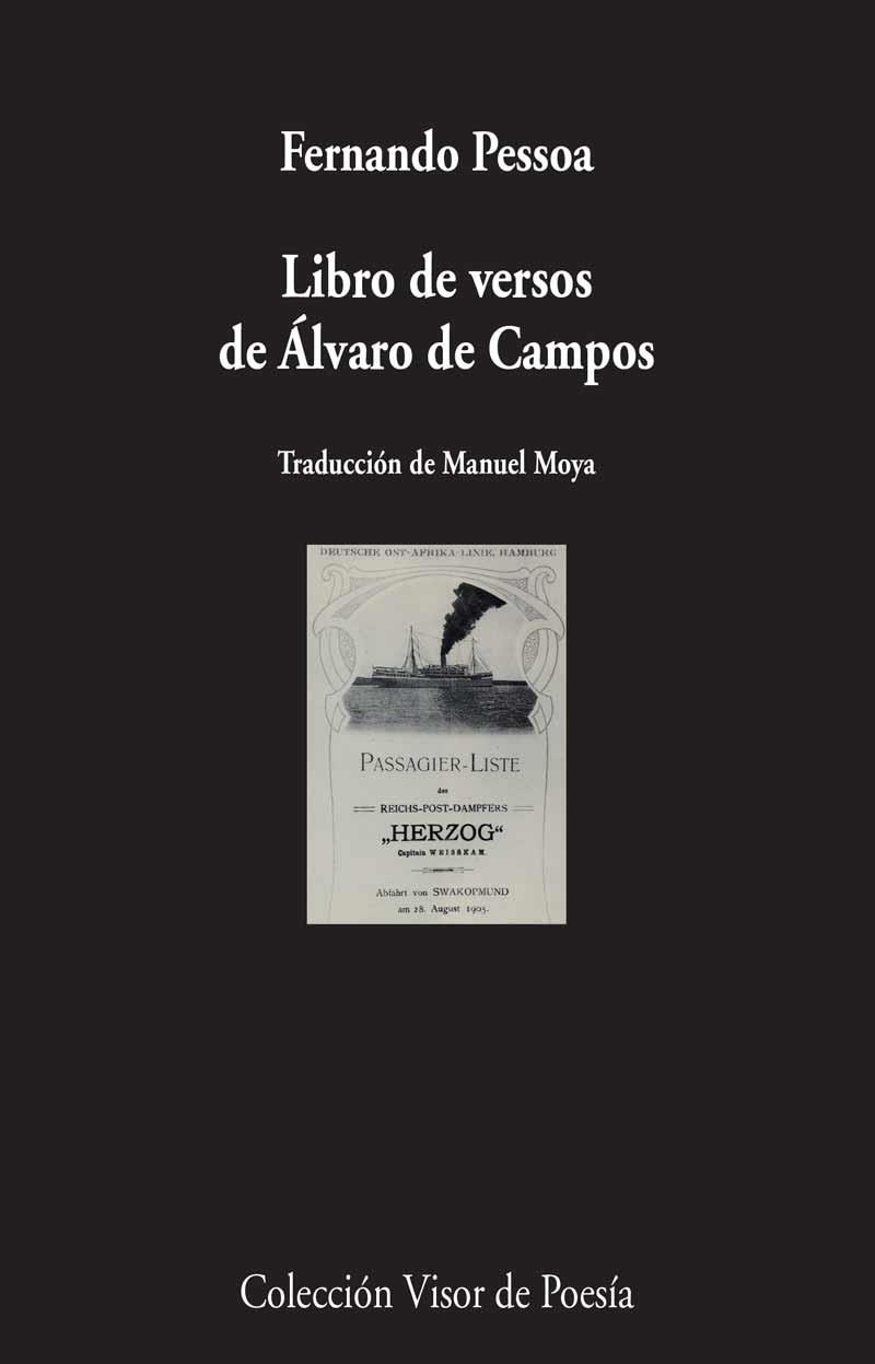 LIBRO DE VERSOS DE ÁLVARO DE CAMPOS | 9788498959116 | PESSOA, FERNANDO | Llibreria La Puça | Llibreria online d'Andorra - Comprar llibres en català online - Llibres Andorra i Pirineu