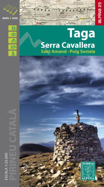TAGA - SERRA CAVALLERA. MAPA 1:25.000 | 9788480907309 | Llibreria La Puça | Llibreria online d'Andorra - Comprar llibres en català online - Llibres Andorra i Pirineu