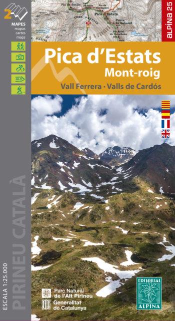 PICA D'ESTATS 1:25.000 [CARPETA 2 MAPES] -ALPINA | 9788480908214 | VV.AA. | Llibreria La Puça | Llibreria online d'Andorra - Comprar llibres en català online - Llibres Andorra i Pirineu