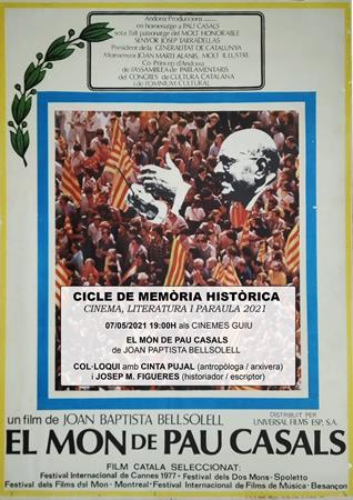 Cicle Memòria Històrica.  CINEMA, LITERATURA I PARAULA 2021 | Llibreria La Puça | Llibreria online d'Andorra - Comprar llibres en català online - Llibres Andorra i Pirineu