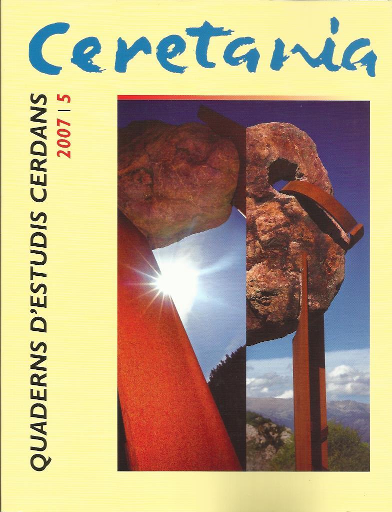 CERETANIA 2007/5. QUADERNS D'ESTUDIS CERDANS | 8401885046213 | Llibreria La Puça | Llibreria online d'Andorra - Comprar llibres en català online - Llibres Andorra i Pirineu