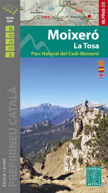 MOIXERÓ-LA TOSA. MAPA 1:25.000 | 9788480908900 | Llibreria La Puça | Llibreria online d'Andorra - Comprar llibres en català online - Llibres Andorra i Pirineu