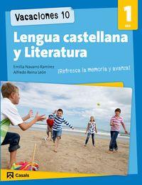 VACACIONES 10. LENGUA CASTELLANA Y LITERATURA 1 ESO | 9788421853238 | VARIOS AUTORES | Llibreria La Puça | Llibreria online d'Andorra - Comprar llibres en català online - Llibres Andorra i Pirineu