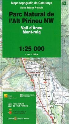 PARC NATURAL DE L'ALT PIRINEU NW VALL D'ÀNEU-MONT-ROIG 1:25 000 | 9788439392248 | Llibreria La Puça | Llibreria online d'Arsèguel - Comprar llibres en català online - Llibres Andorra i Pirineu
