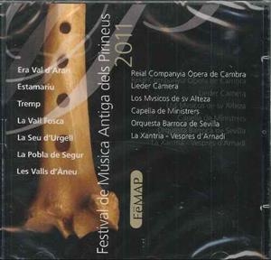 FESTIVAL DE MÚSICA ANTIGA DELS PIRINEUS 2011 | 8437011311085 | VV.AA | Llibreria La Puça | Llibreria online d'Arsèguel - Comprar llibres en català online - Llibres Andorra i Pirineu
