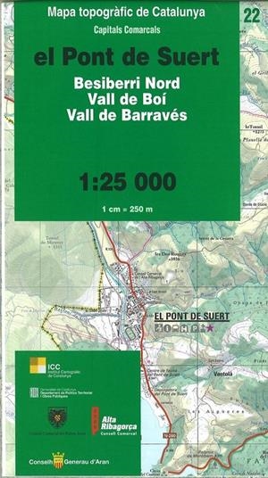 PONT DE SUERT, EL 1: 25 000 | 8414774320141 | Llibreria La Puça | Llibreria online d'Arsèguel - Comprar llibres en català online - Llibres Andorra i Pirineu