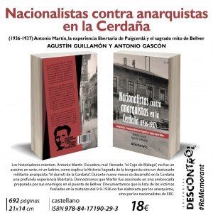 NACIONALISTAS CONTRA ANARQUISTAS EN LA CERDAÑA (1936-1937) | 9788417190293 | GASCÓN, ANTONIO - GUILLAMÓN, AGUSTÍN | Llibreria La Puça | Llibreria online d'Arsèguel - Comprar llibres en català online - Llibres Andorra i Pirineu