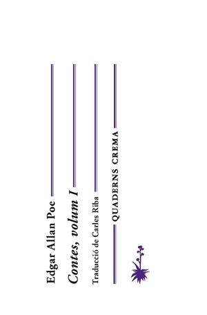 CONTES VOLUM I | 9788477275107 | POE,EDGAR ALLAN | Llibreria La Puça | Llibreria online d'Arsèguel - Comprar llibres en català online - Llibres Andorra i Pirineu