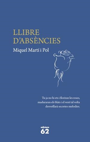 LLIBRE D'ABSENCIES | 9788429746631 | MARTI I POL, MIQUEL | Llibreria La Puça | Llibreria online d'Arsèguel - Comprar llibres en català online - Llibres Andorra i Pirineu